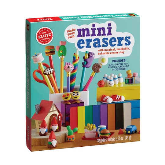 Make Your Own Mini Erasers By Klutz | 9" x 8" x 1" | Michaels®